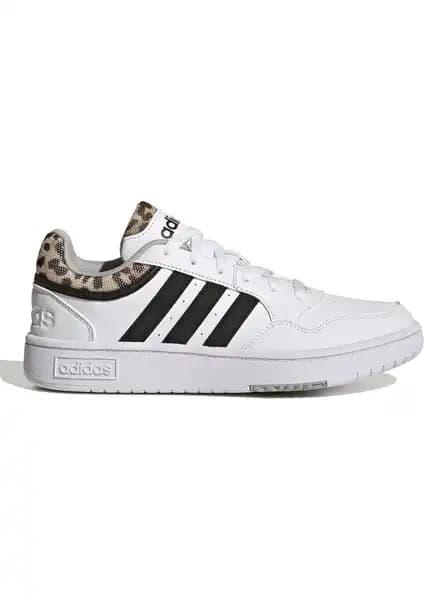 adidas GY4743 Hoops 3.0 Kadın Basketbol Ayakkabısı Beyaz Siyah Modern Tasarım ve Yüksek Performans