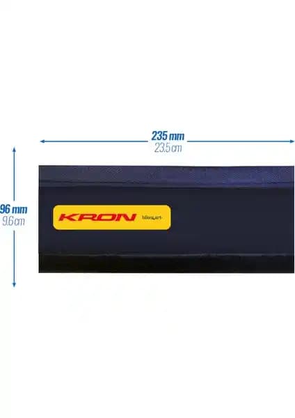 Bike And Art Kron Baskılı Kadro Zincir Koruyucu: Estetik ve Dayanıklı Bisiklet Koruma Çözümü