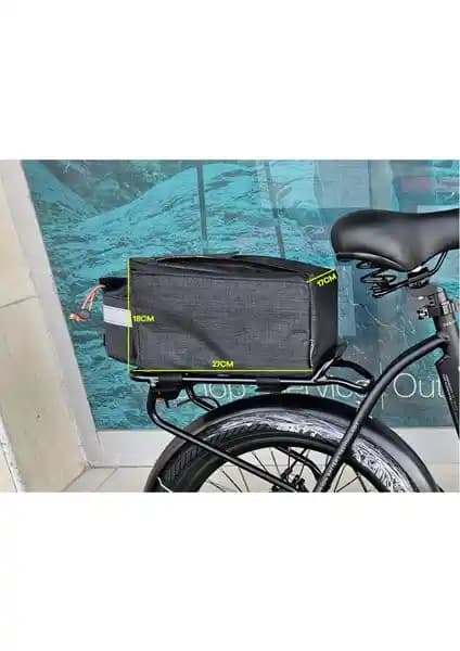 Bike And Art Siyah Bagaj Üstü Çanta: Dayanıklı ve Fonksiyonel Bisiklet Aksesuarı