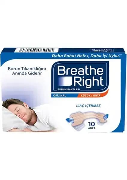 Breathe Right Orijinal Burun Bantları ile Rahat Nefes ve İyi Uyku Deneyimi