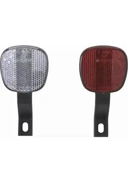 Btwin Bisiklet Ön ve Arka Reflektör Seti Güvenli Sürüş İçin Pratik ve Dayanıklı Çözüm