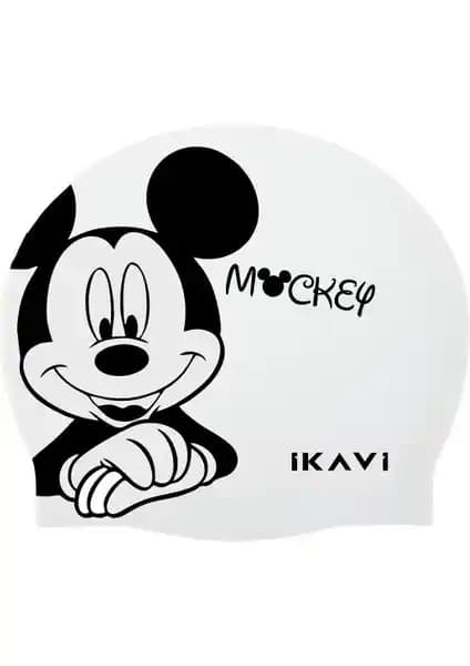 Çocuklar İçin Güvenli ve Kişiselleştirilebilir Mickey Mouse Silikon Yüzme Bonesi