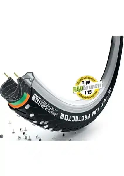 CST Platinum Protector 700x45 EPS/LDP Zırhlı Dış Lastik Uzun Yol ve Zorlu Arazi Koşulları İçin