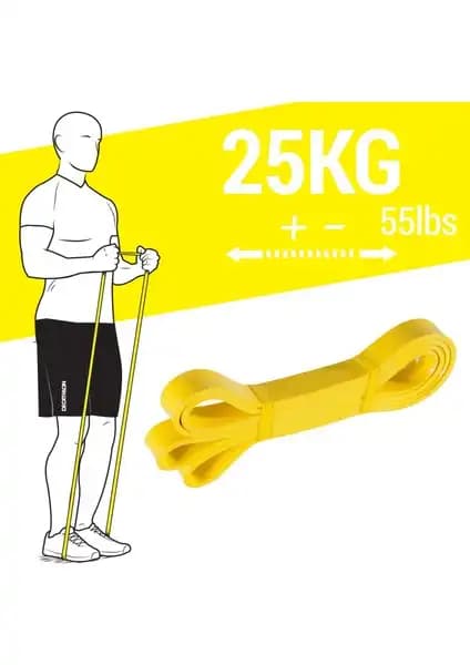 Decathlon Corength 25 Kg Direnç Bandı ile Güç ve Esneklik Artırıcı Egzersizler