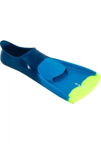 Decathlon Nabaiji Kısa Palet Mavi Sarı Yüzme Performansını Artıran Tasarım