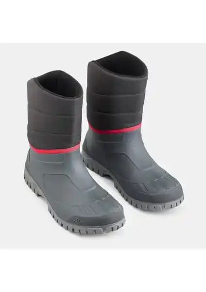 Decathlon Quechua Erkek Kar Botu Gri Siyah SH100 X-Warm - Dayanıklı ve Sıcak Tutma Özelliğiyle