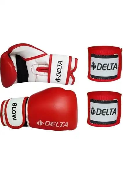 Delta Blow Dura-Strong Boks Eldiveni ve Bandaj Seti: Dayanıklı ve Konforlu Spor Ekipmanı