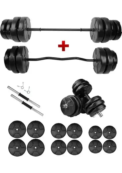 E-Life 78 KG Ağırlık Seti: Dayanıklı ve Çok Yönlü Spor Ekipmanı ile Güçlenin
