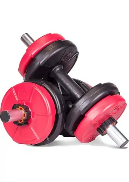 Ecgspor 11 Kg Dambıl Seti ile Evde veya Spor Salonunda Güç ve Esneklik