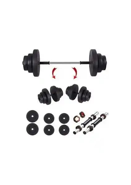 Ecgspor 25 kg Halter ve Dambıl Seti: Dayanıklı ve Çok Yönlü Fitness Ekipmanı
