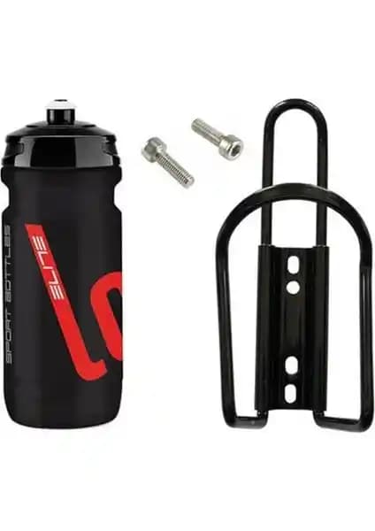 Elite Siyah Loli 600ML Matara ve Alüminyum Matara Kafesi Seti İnceleme ve Özellikleri