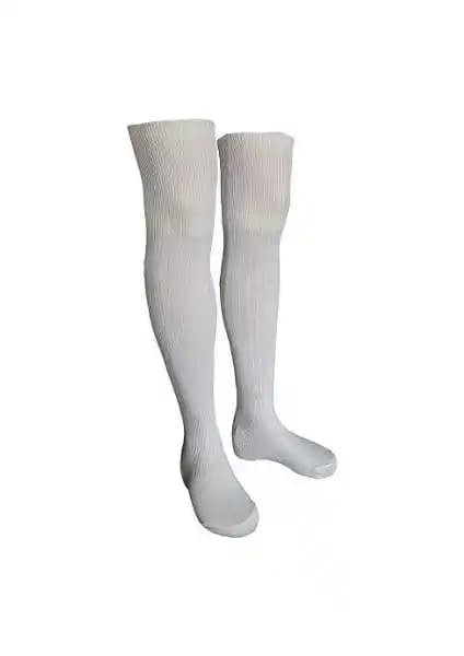 Evox Tam Profesyonel Yetişkin Futbol Çorabı Tozluk ve Konç Beyaz Detaylı İnceleme