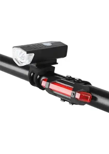 Exeo LED Bisiklet Ön ve Arka Işık Seti Güçlü ve Ayarlanabilir Özelliklerle Güvenli Sürüş