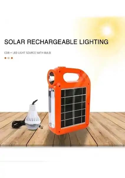 Gaman Solar Güneş Enerjili Acil Durum Feneri: Çok Fonksiyonlu Taşınabilir Kamp Aydınlatması