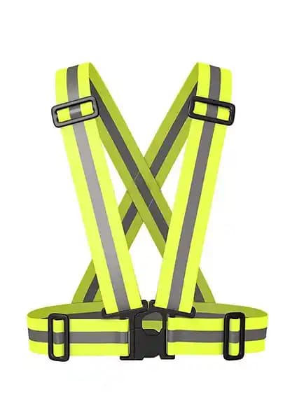 Gece Sürüşleri İçin Fosforlu Motosiklet ve Bisiklet İkaz Kemeri Güvenlik Artırıcı Çözüm