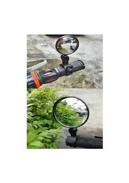 Greathings Geniş Açılı Bisiklet ve Scooter Aynası 360 Derece Dönebilen Kolay Montajlı Tasarım