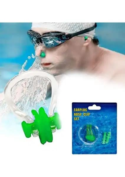 Hsport Profesyonel Su ve Ses Geçirmez Kulak Burun Tıkacı Yüzme ve Uyku Koruyucu