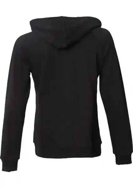 Hummel Billund Kadın Siyah Kapüşonlu Sweatshirt Şıklık ve Konfor Sunan Modern Tasarım