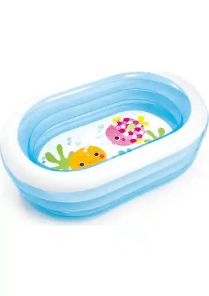 İntex Şeffaf Oval Havuz 163x107x46 cm: Yaz Ayları İçin Serinletici ve Eğlenceli Tasarım