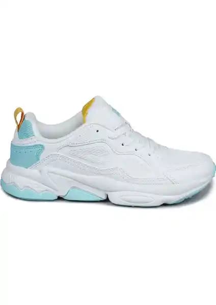 Jump 24711 Beyaz Mint Yeşili Kadın Sneaker: Günlük Şıklık ve Konfor İçin İdeal Tercih