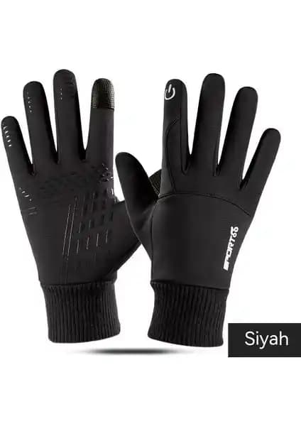 Kış Sporları ve Günlük Kullanım İçin Su Geçirmez Dokunmatik Ekran Uyumlu Spor Eldivenleri