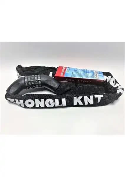 KNT Zincir Kilit 6 X1200 Şifreli Güvenlik Çözümü Bisiklet ve Motosikletler için