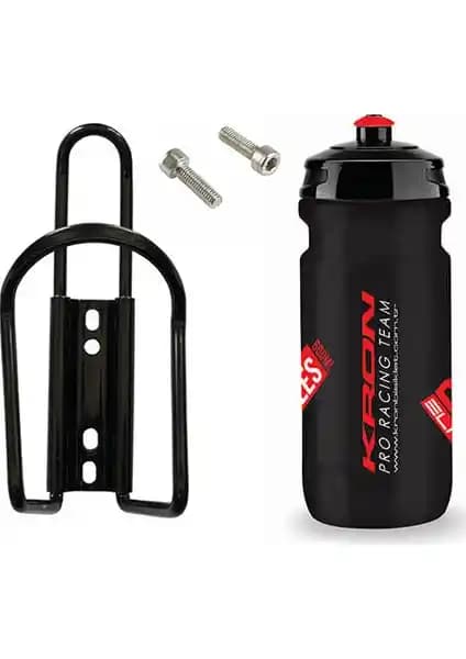 Kron Elite 600ml Matara ve Kafesi Seti: Sağlam ve Şık Dış Mekan Spor Malzemesi