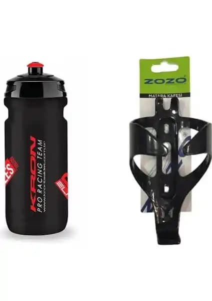 Kron Elite Siyah Bisiklet Matarası ve Zozo Kafes: Dayanıklı ve Pratik Bisiklet Aksesuarları