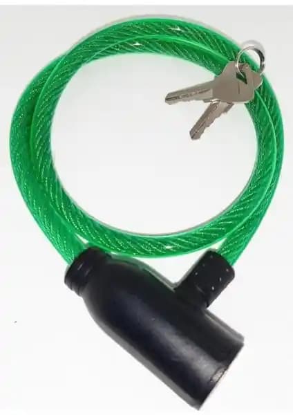 Ksmart Ince 10MMX65 cm Bisiklet Kilidi Güvenli ve Pratik Kullanım İçin Uygun