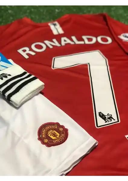Manchester United 2007 Şampiyonlar Ligi Finali Cristiano Ronaldo Çocuk Forması Seti