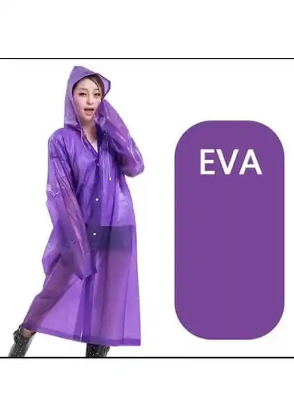 Marlux Raincoat Eva Unisex Mor Yağmurluk: Hafif ve Su Geçirmez Dış Giyim Çözümü