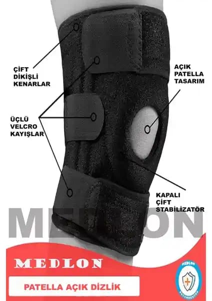 MedLon Patella ve Ligamet Destekli Menisküs Dizlikleri Diz Sağlığını Koruyan Güvenilir Çözüm