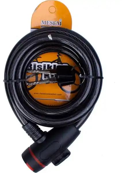 Meşem 150 cm Bisiklet Kilidi MESEM-602 Güvenlik ve Dayanıklılık Sunar