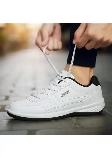 Nafen Erkek Spor Deri Günlük Hafif Koşu Ayakkabısı İncelemesi ve Detaylar