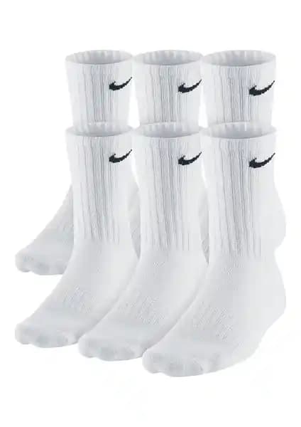 Nike SX5171100 Beyaz 6'lı Çorap Seti: Konfor ve Şıklık Sunan Günlük ve Spor Kullanımı İçin