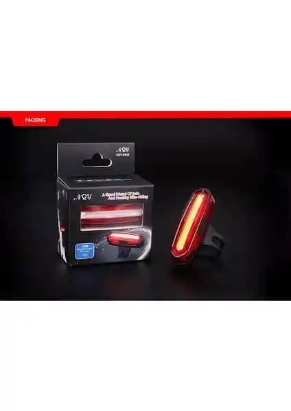 NQY Mavi-Kırmızı Çakarlı USB Şarjlı Bisiklet Stop Lambası Güvenli Sürüş İçin Modern Çözüm