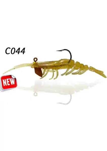 Osaka Naniwa Osaka Shi Silikon Karides Balık Yemi - Gerçekçi ve Dayanıklı Tasarım