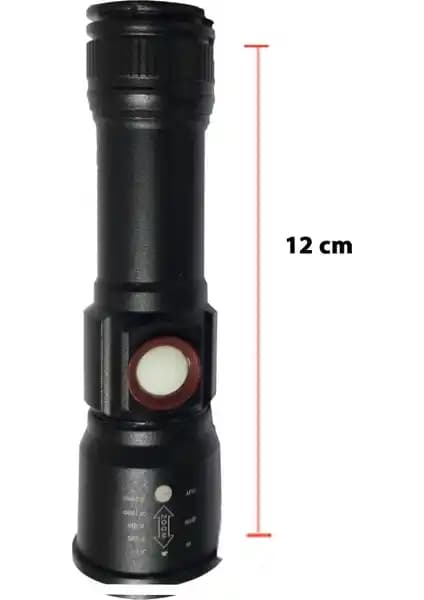 Panther PT-4060 USB Şarjlı LED Fener 1000 Lümen Güç ve Taşınabilirlik Bir Arada