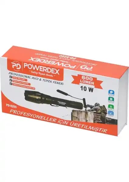 Powerdex PD-8200 10W Şarjlı Tüfek ve El Tipi Feneri Detaylı İnceleme ve Özellikleri