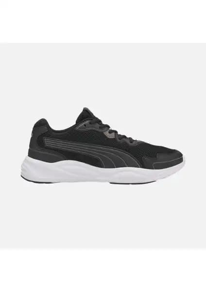 Puma 90S Runner Nu Wave Erkek Günlük Spor Ayakkabısı 37301701 Siyah-Gri-Beyaz
