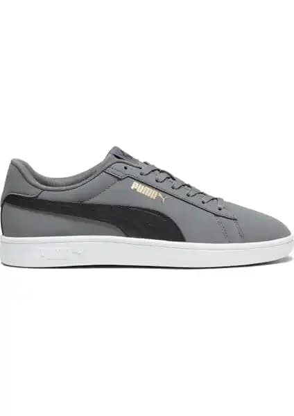 Puma Smash 3.0 Buck Gri Kadın Sneaker: Günlük Şıklık ve Konfor Sunan Modern Tasarım