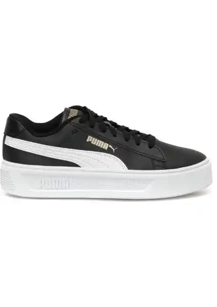 Puma Smash Platform v3 Siyah Kadın Sneaker: Modern Tasarım ve Konfor Sunan Spor Ayakkabı