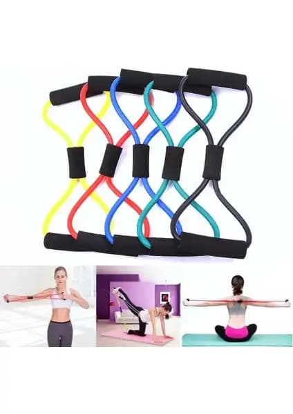 Rennway Pilates Direnç Lastiği ile Çok Yönlü Egzersiz ve Kas Güçlendirme Ürünü
