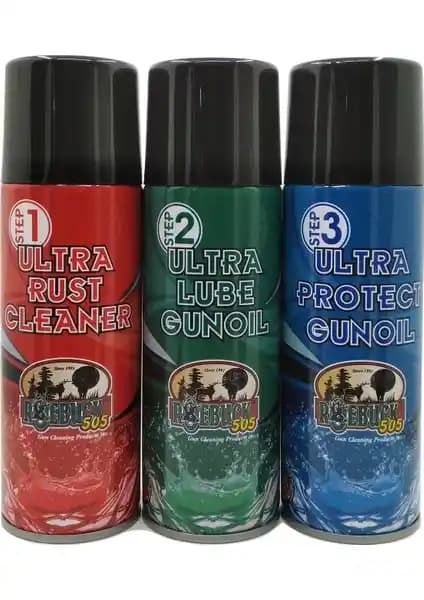 Roebuck 505 Yağı Seti: Pas Önleme ve Çözme İçin Güçlü Üç Aşamalı Metal Bakım Sistemi