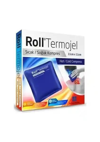Roll Termojel Sıcak Soğuk Kompress Jel 11x11 Cm Pratik ve Çok Yönlü Rahatlatıcı Çözüm