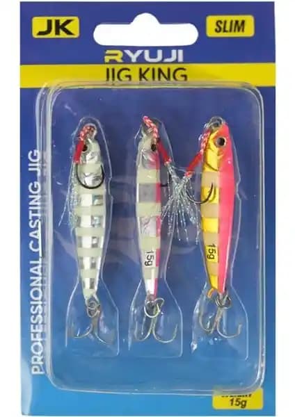 Ryuji Jig King Zebra Mix: Çok Yönlü ve Dayanıklı Jig Yemler Balık Avında Etkili Çözüm