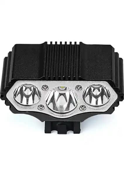 Schulzz 12.000 Lümen 3x XM-L T6 LED Bisiklet Farı Güçlü ve Çok Yönlü Aydınlatma Çözümü