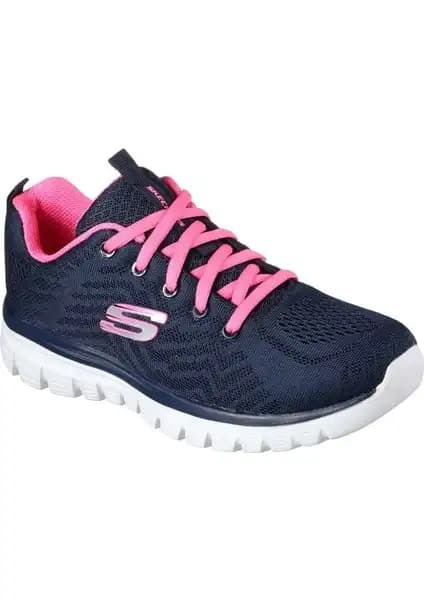 Skechers 12615 NVHP Graceful Spor Ayakkabı Kadınlar İçin Şık ve Konforlu Tasarım