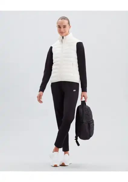 Skechers W Essential Vest Kadın Beyaz Yelek Günlük ve Spor Kullanımı İçin Uygun