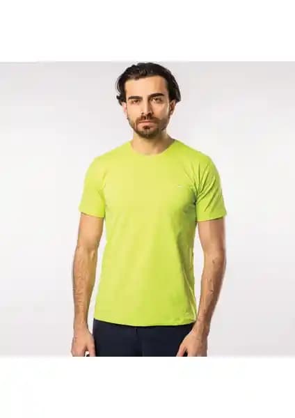 Slazenger SANDER KTN Erkek Tişört: Rahat ve Şık Yazlık Pamuk Kumaş Tasarımı
